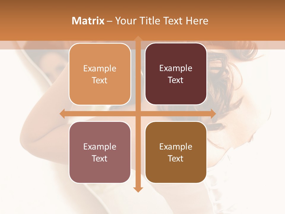 Make Up White Happiness PowerPoint Template