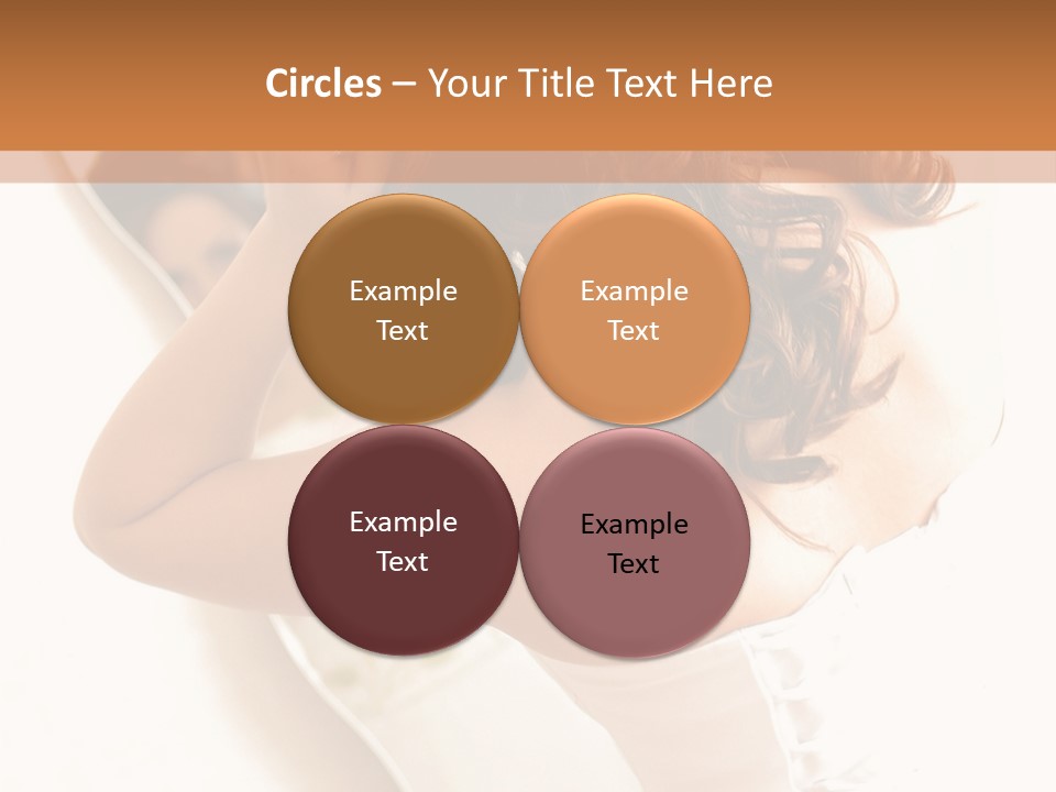 Make Up White Happiness PowerPoint Template