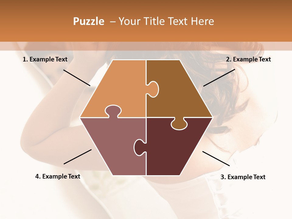 Make Up White Happiness PowerPoint Template