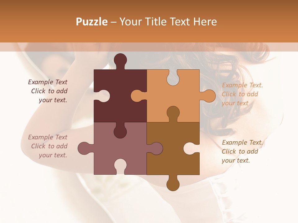 Make Up White Happiness PowerPoint Template