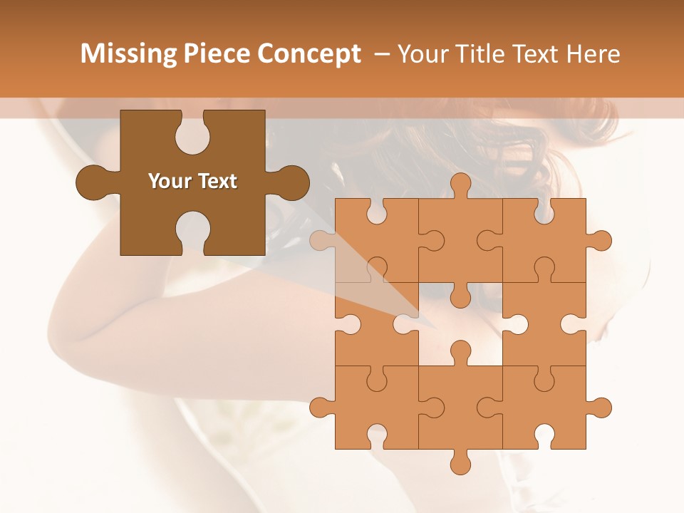 Make Up White Happiness PowerPoint Template