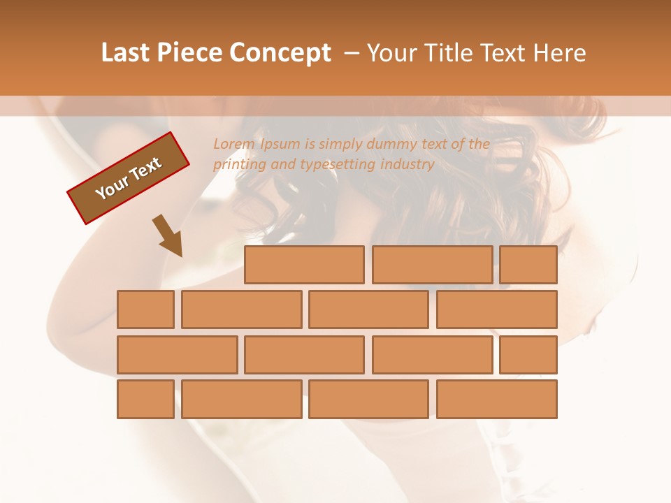 Make Up White Happiness PowerPoint Template