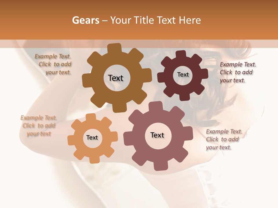 Make Up White Happiness PowerPoint Template