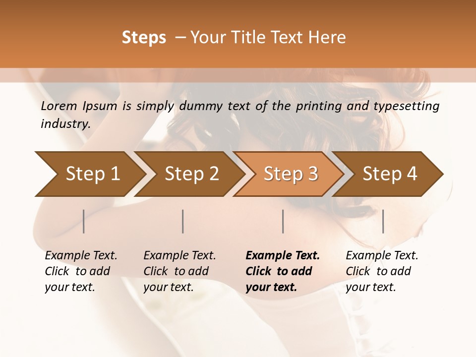 Make Up White Happiness PowerPoint Template