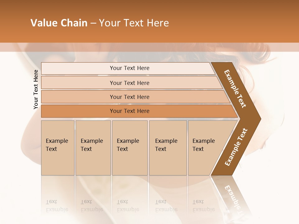 Make Up White Happiness PowerPoint Template