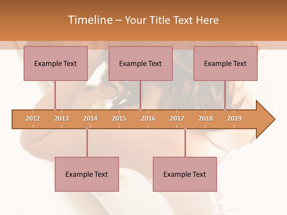 Make Up White Happiness PowerPoint Template