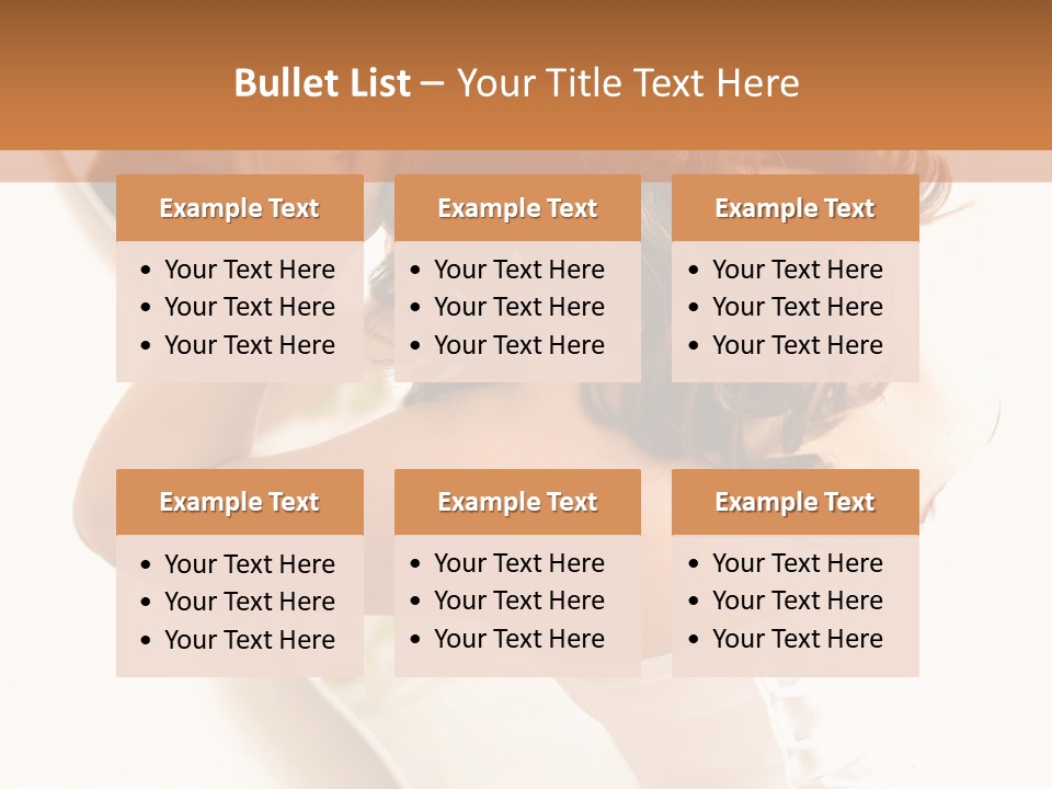 Make Up White Happiness PowerPoint Template