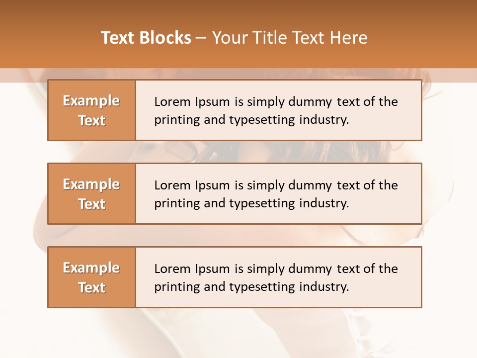 Make Up White Happiness PowerPoint Template
