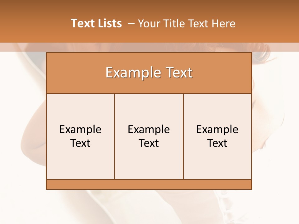 Make Up White Happiness PowerPoint Template