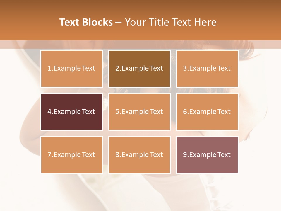 Make Up White Happiness PowerPoint Template