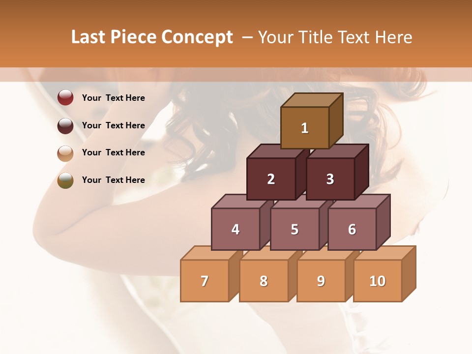 Make Up White Happiness PowerPoint Template