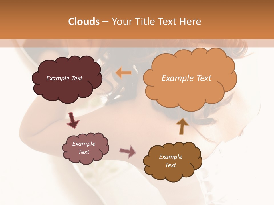 Make Up White Happiness PowerPoint Template