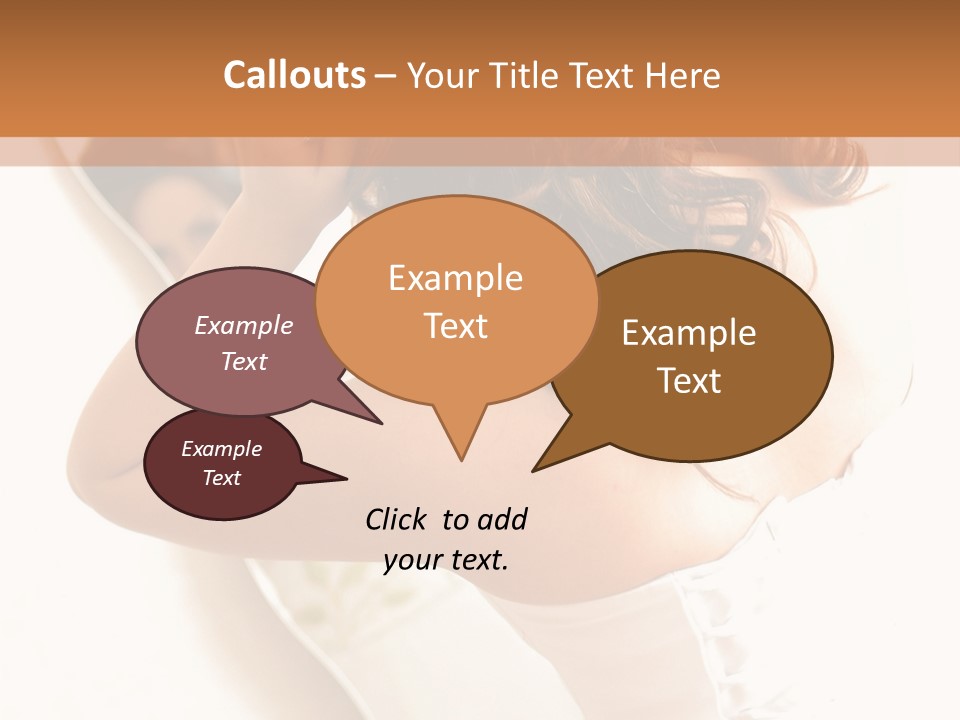 Make Up White Happiness PowerPoint Template