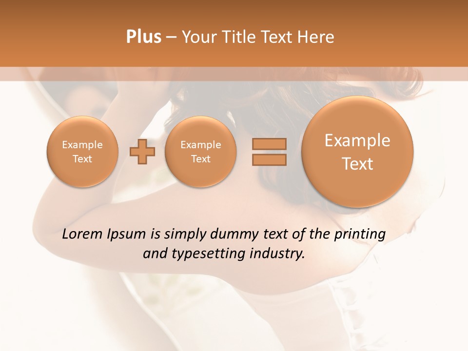 Make Up White Happiness PowerPoint Template