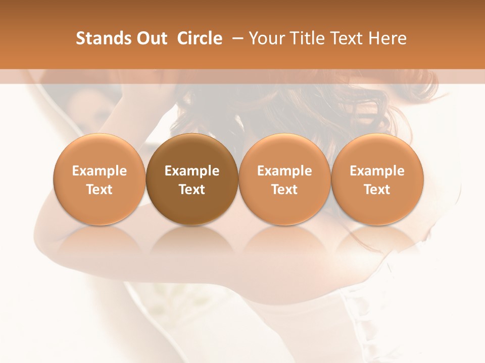 Make Up White Happiness PowerPoint Template