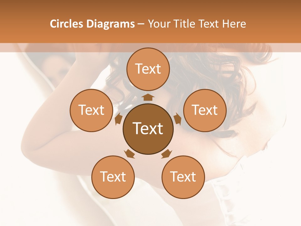 Make Up White Happiness PowerPoint Template