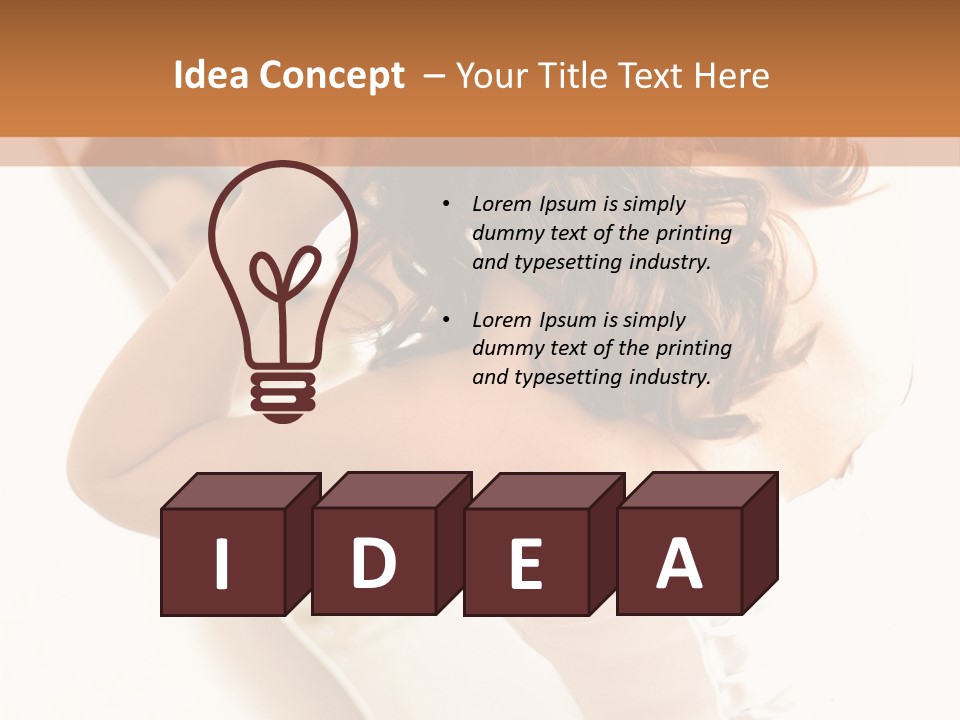 Make Up White Happiness PowerPoint Template