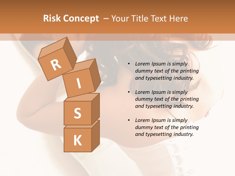 Make Up White Happiness PowerPoint Template