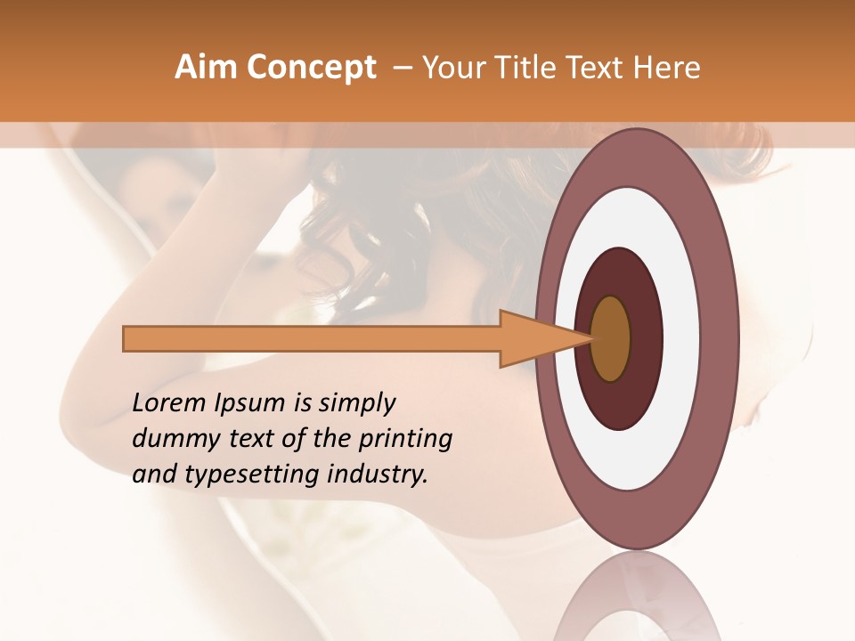 Make Up White Happiness PowerPoint Template