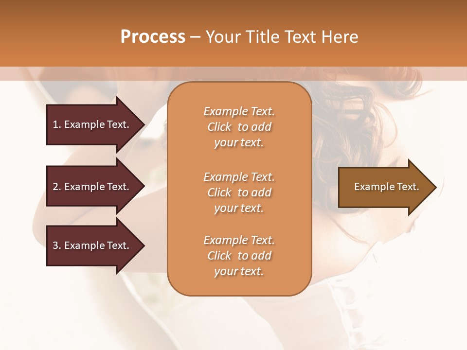 Make Up White Happiness PowerPoint Template