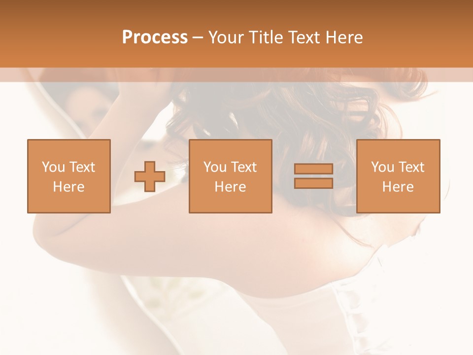 Make Up White Happiness PowerPoint Template