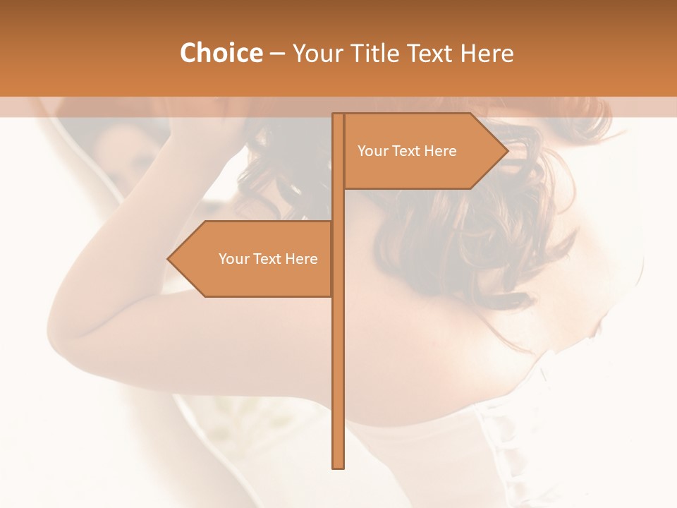 Make Up White Happiness PowerPoint Template