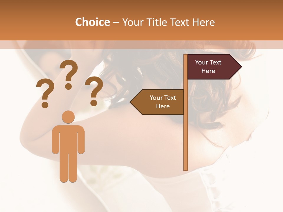 Make Up White Happiness PowerPoint Template