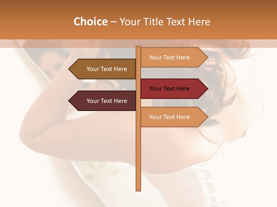 Make Up White Happiness PowerPoint Template