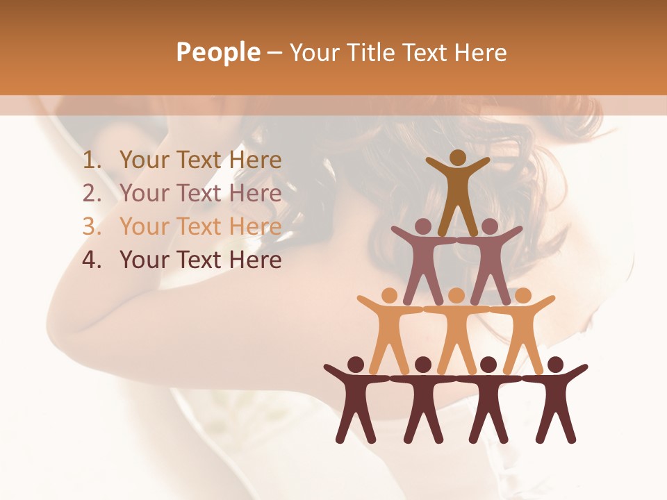 Make Up White Happiness PowerPoint Template