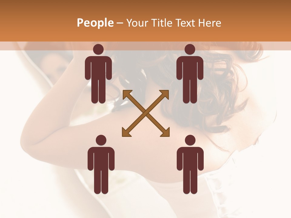 Make Up White Happiness PowerPoint Template