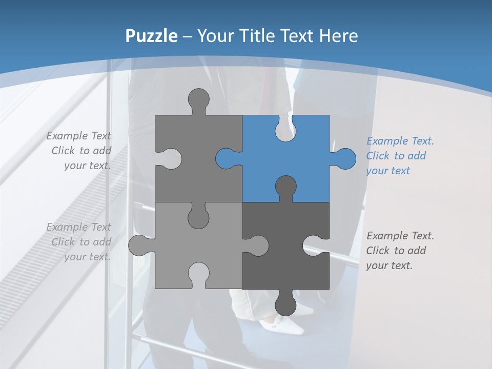 Happy Male Business PowerPoint Template