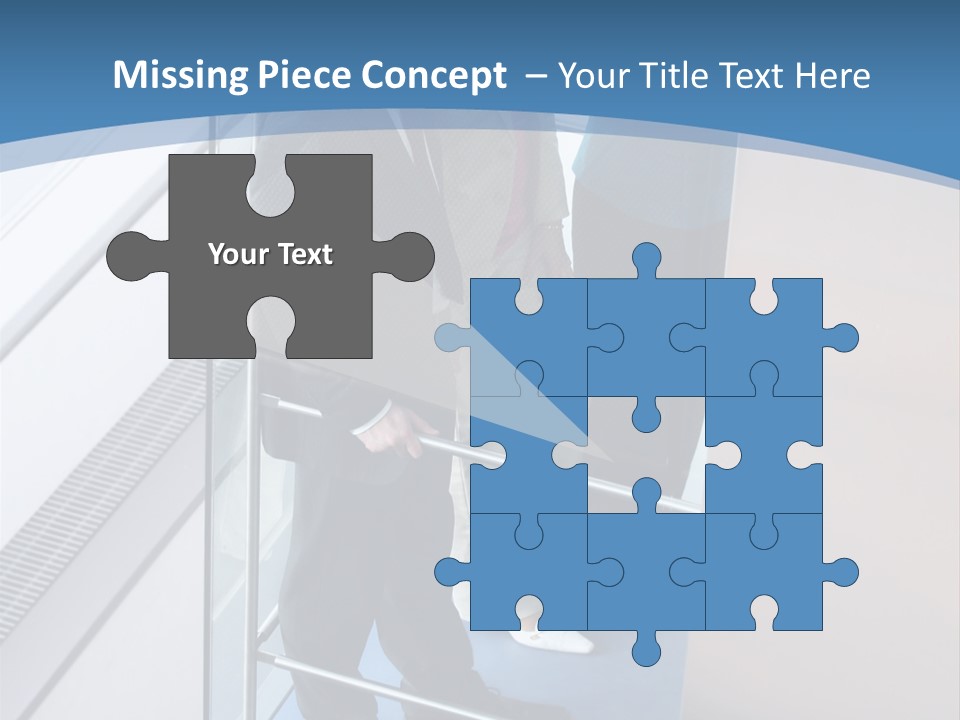 Happy Male Business PowerPoint Template