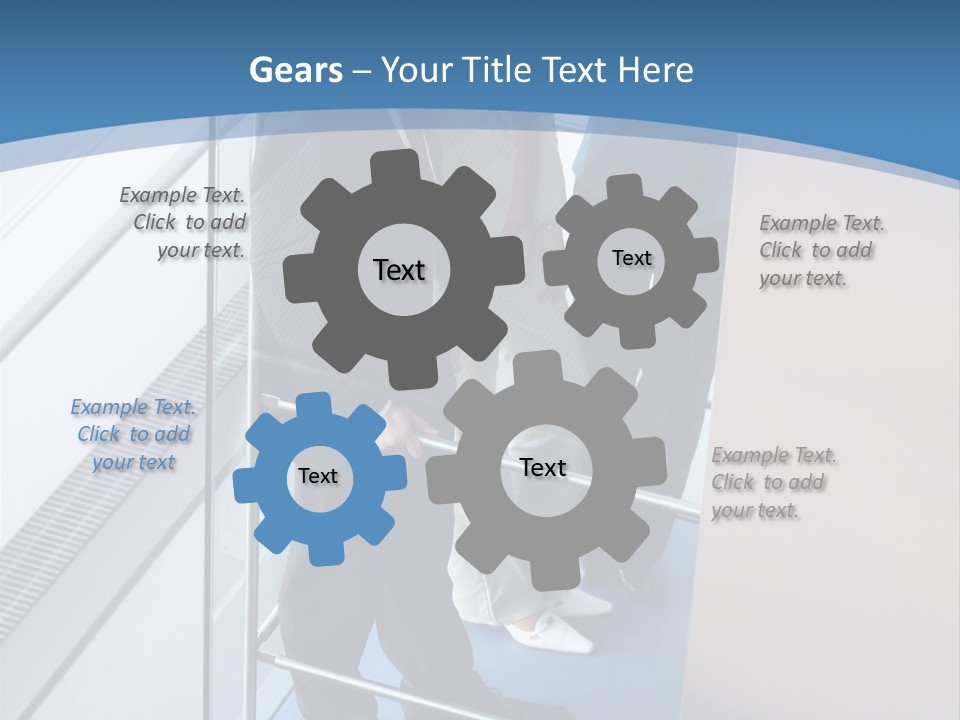 Happy Male Business PowerPoint Template