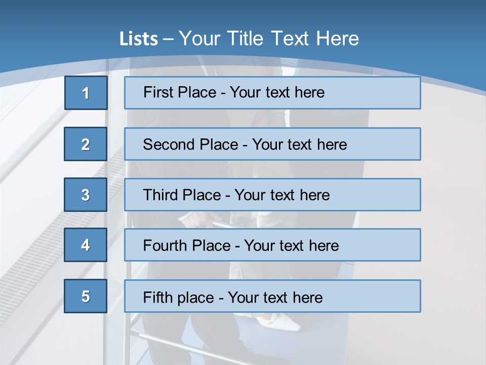 Happy Male Business PowerPoint Template