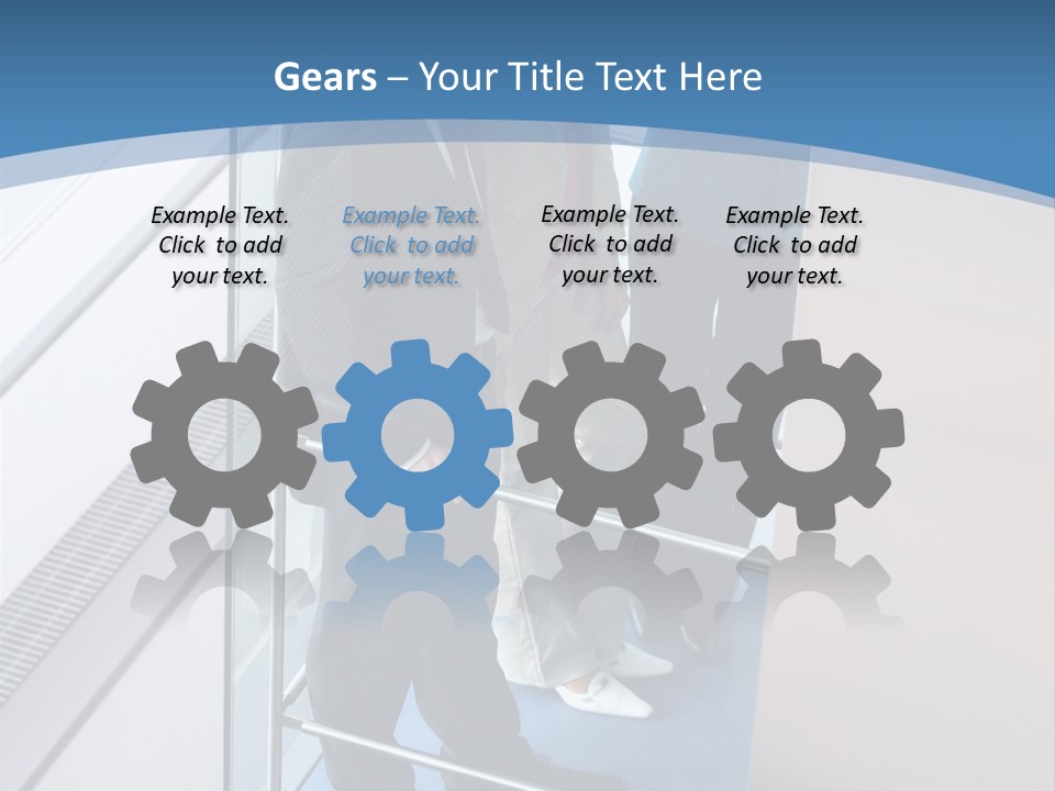 Happy Male Business PowerPoint Template