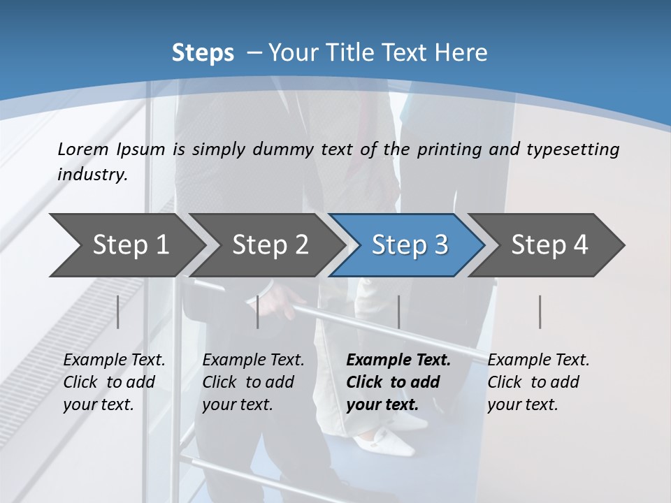 Happy Male Business PowerPoint Template