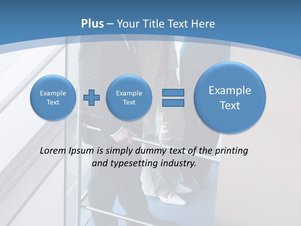 Happy Male Business PowerPoint Template