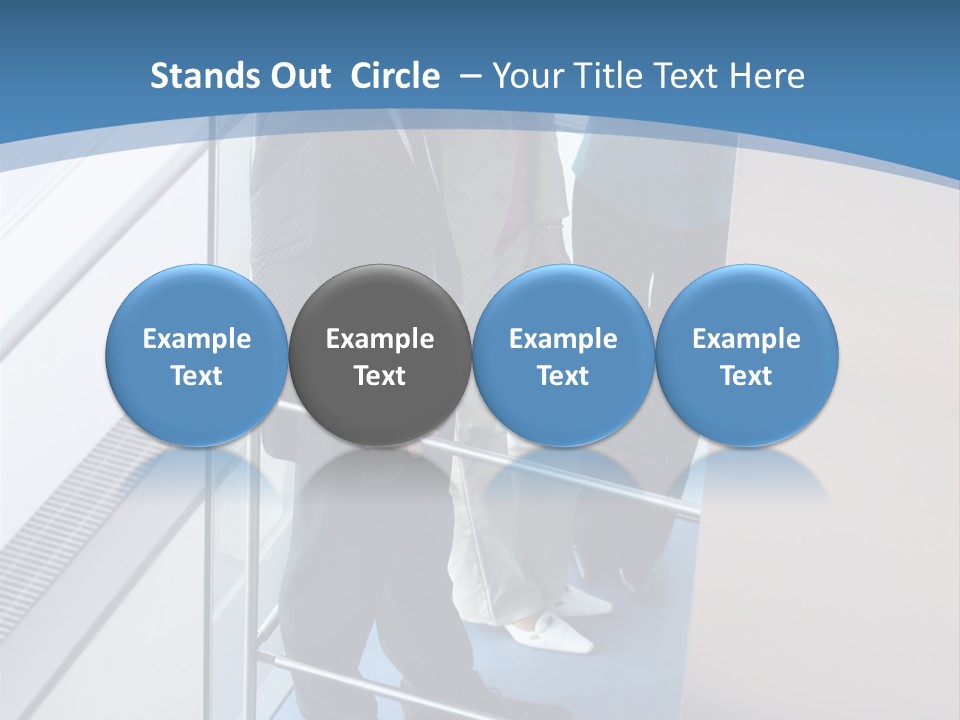 Happy Male Business PowerPoint Template