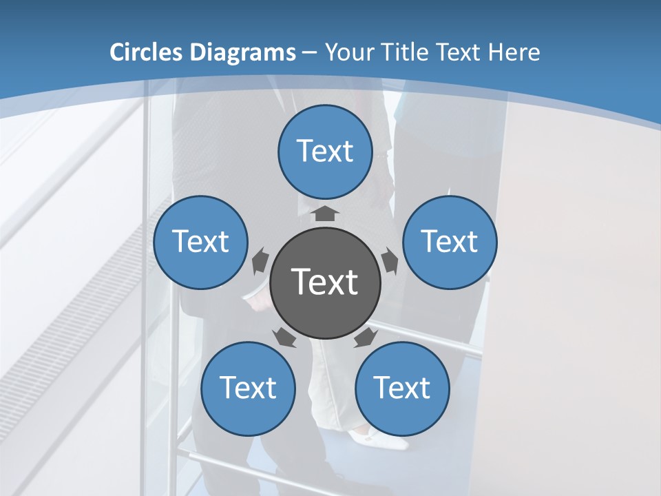Happy Male Business PowerPoint Template