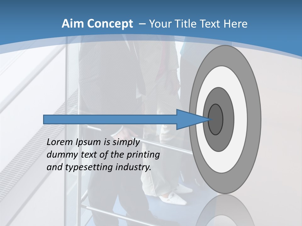 Happy Male Business PowerPoint Template