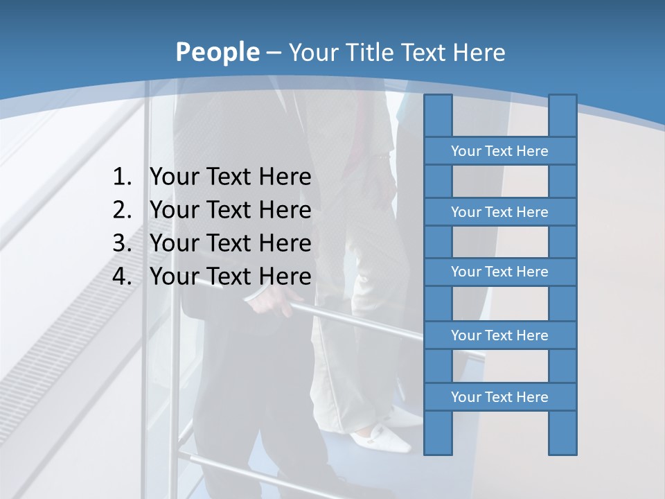 Happy Male Business PowerPoint Template