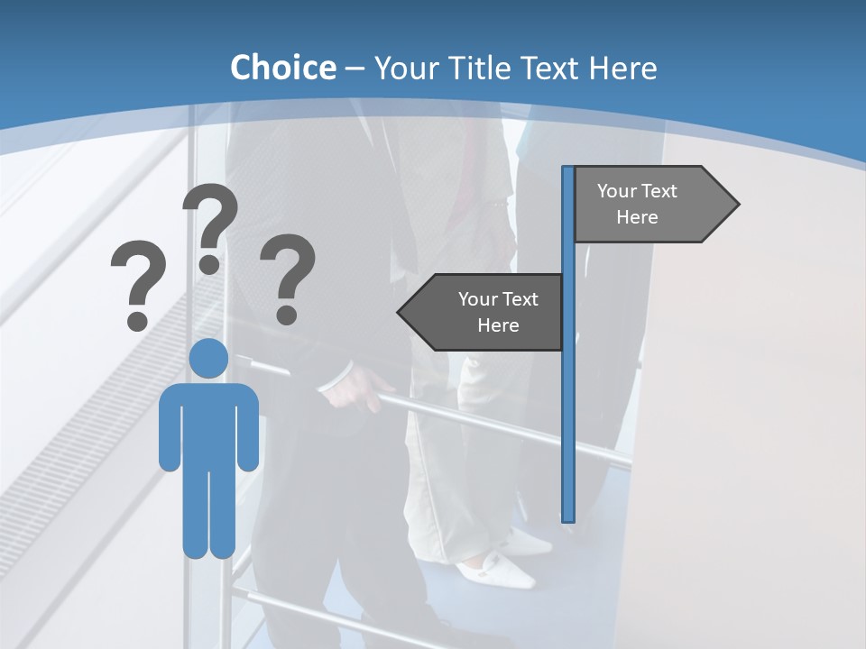 Happy Male Business PowerPoint Template