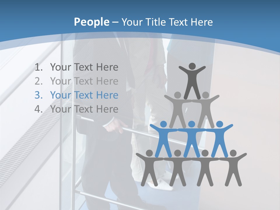 Happy Male Business PowerPoint Template