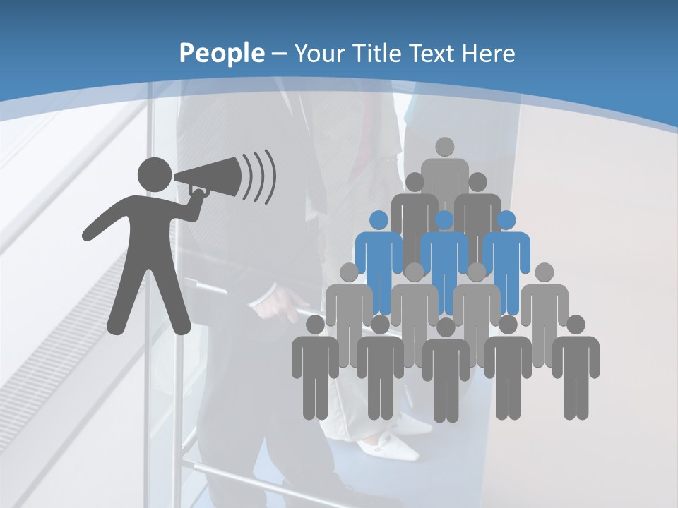 Happy Male Business PowerPoint Template