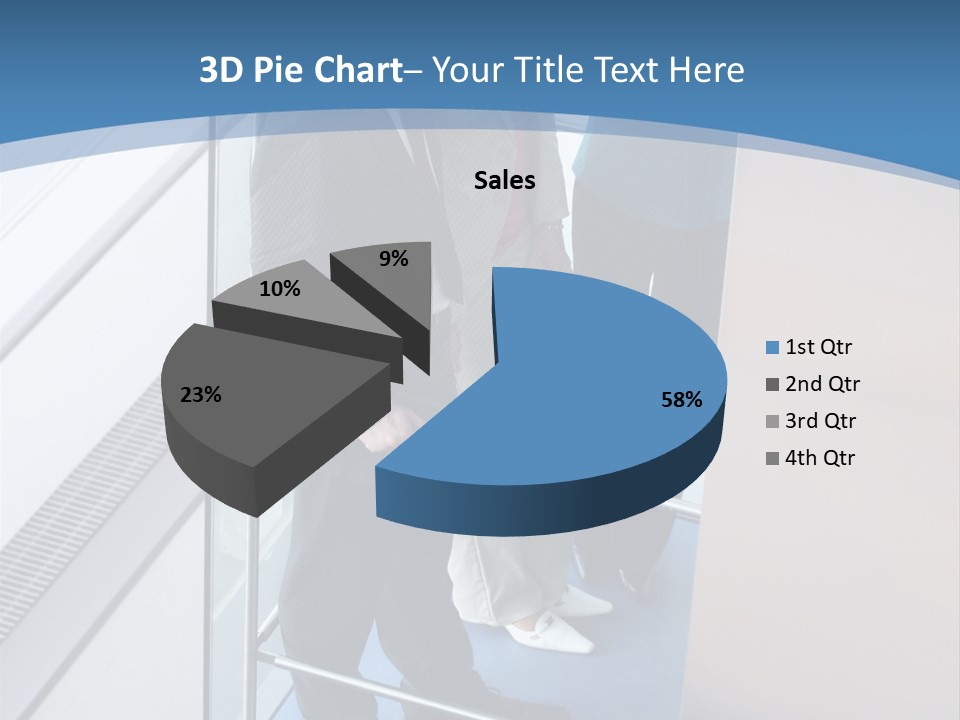 Happy Male Business PowerPoint Template