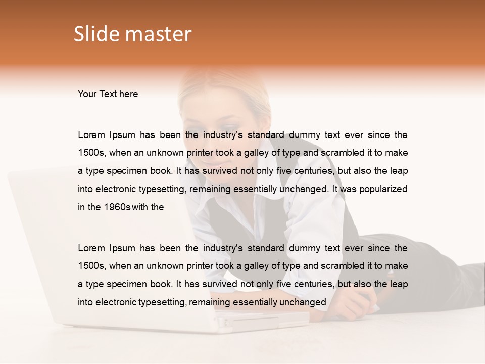 Attractive Business Wireless PowerPoint Template