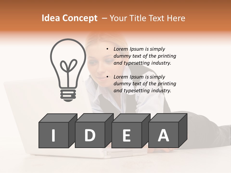 Attractive Business Wireless PowerPoint Template
