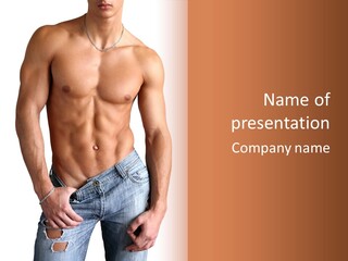 Incognito Isolated Pecs PowerPoint Template