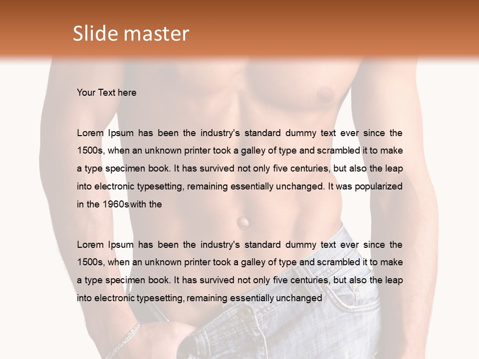 Incognito Isolated Pecs PowerPoint Template