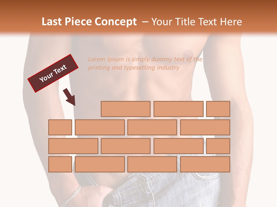 Incognito Isolated Pecs PowerPoint Template